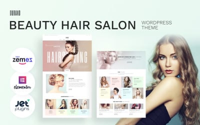Durand hair salon template preview