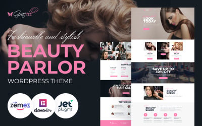 Gracell beauty parlor template preview