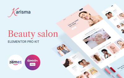 Karisma beauty salon template preview